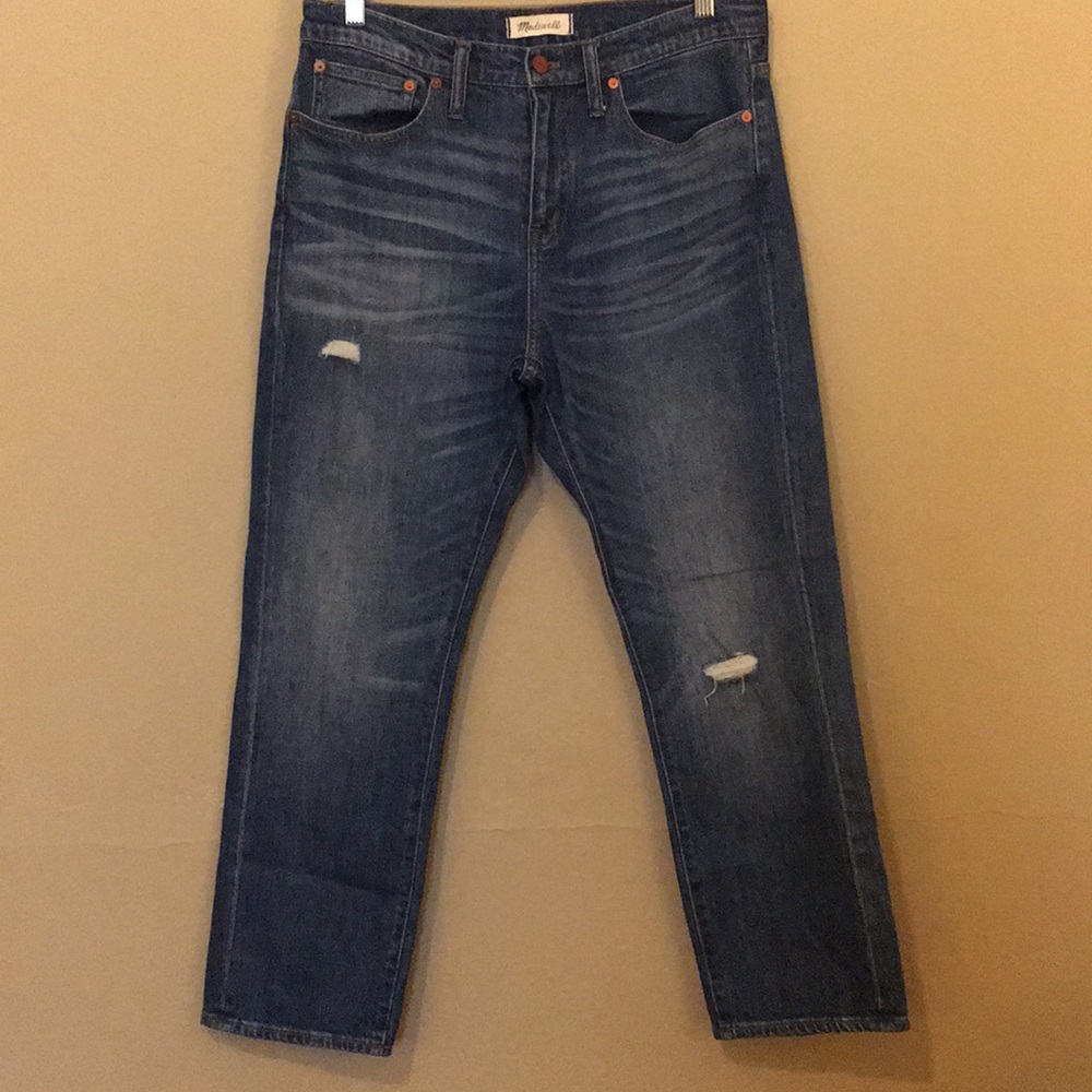 Madewell Cruiser Straight Crop Roger Wash